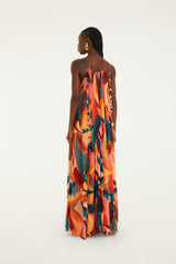 Multicolor Atlantic Rainforest Sleeveless Maxi Dress - FARM Rio ATLANTIC RAINFOREST MULTICOLOR