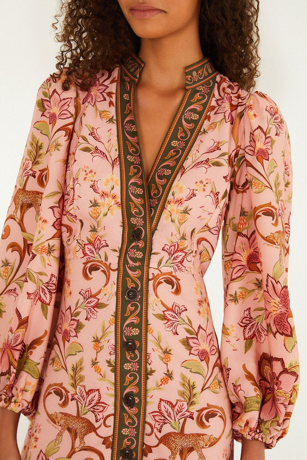 Alice Maxi Dress - FARM Rio TROPICAL ROYALNESS PINK