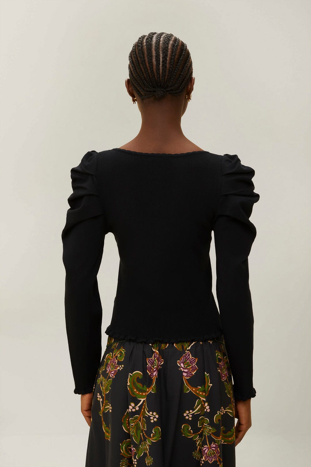 Black Knit Blouse - FARM Rio BLACK