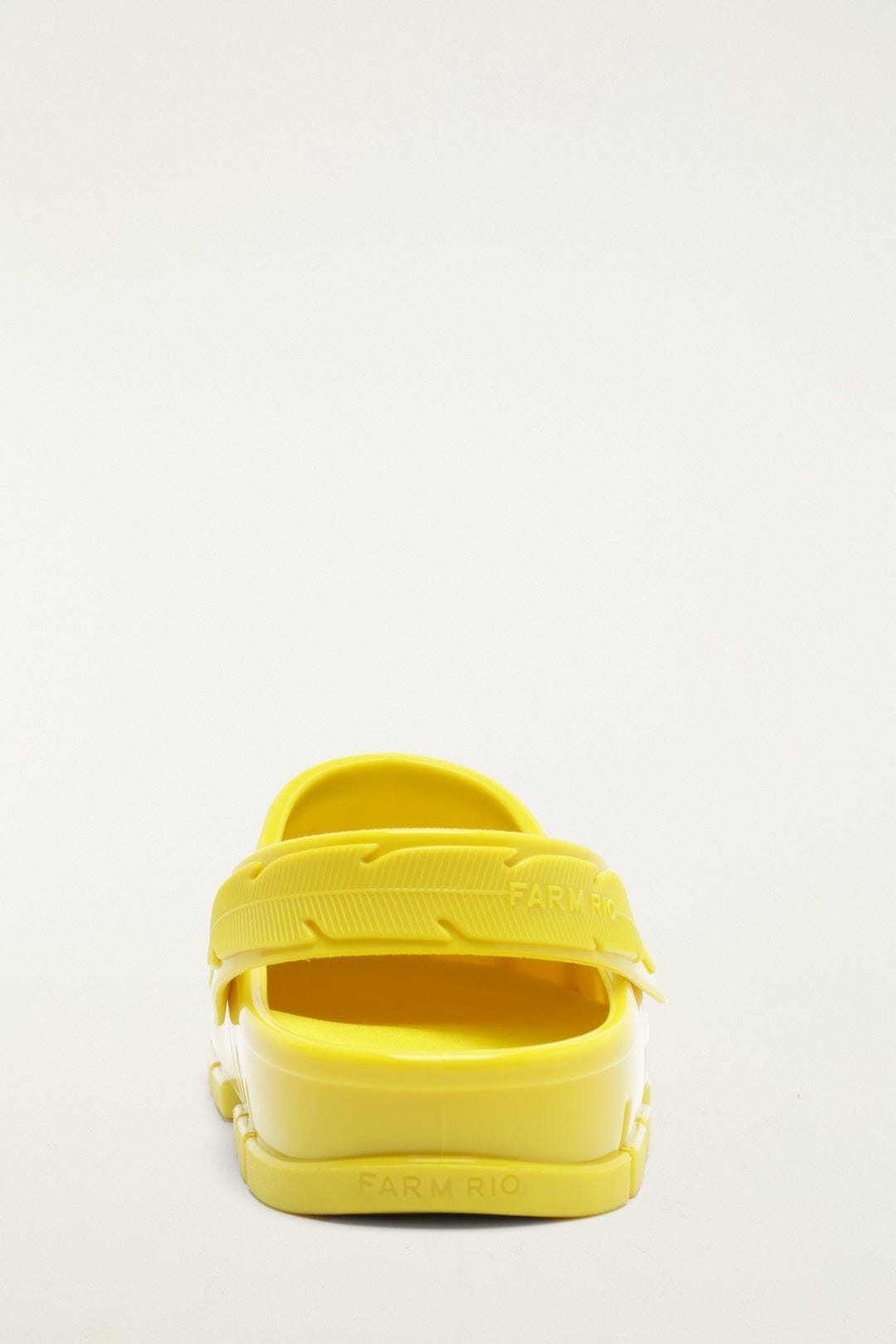 Yellow Monstera Slingback Rain Clog - FARM Rio LIME