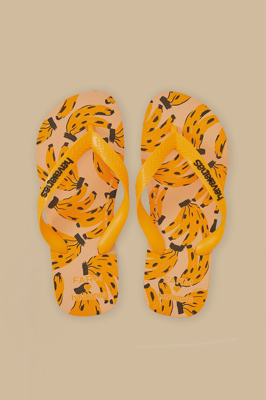 Farm Bananinha Havaianas Sandals - FARM Rio BEIGE