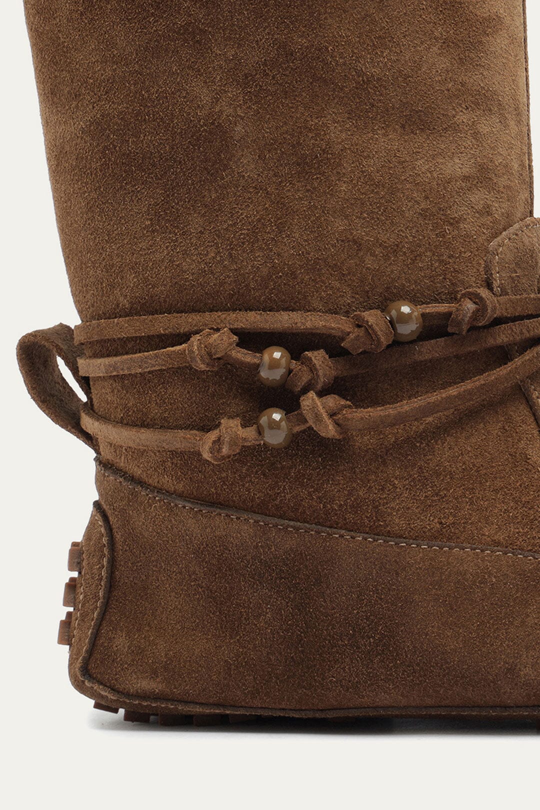 Slouchy Beads Bootie - FARM Rio SAND