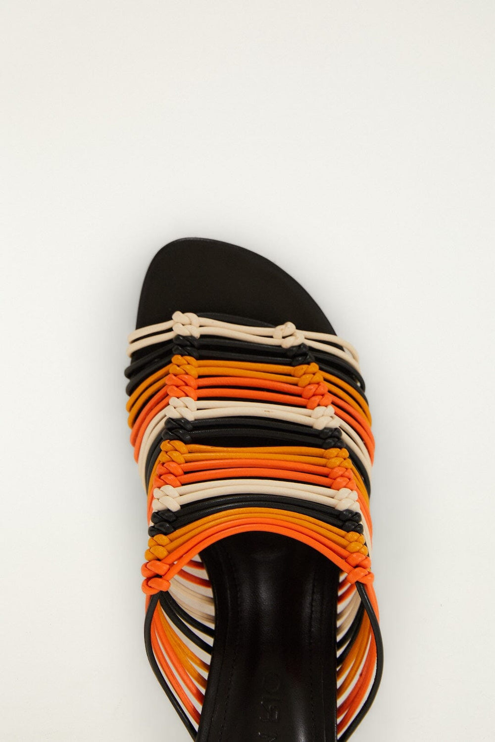 Macrame Kitten Heel - FARM Rio TOUCAN MULTICOLOR