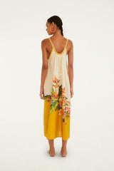 Light Blush Hilo Stripes Maxi Dress - FARM Rio HILO STRIPES LIGHT BLUSH