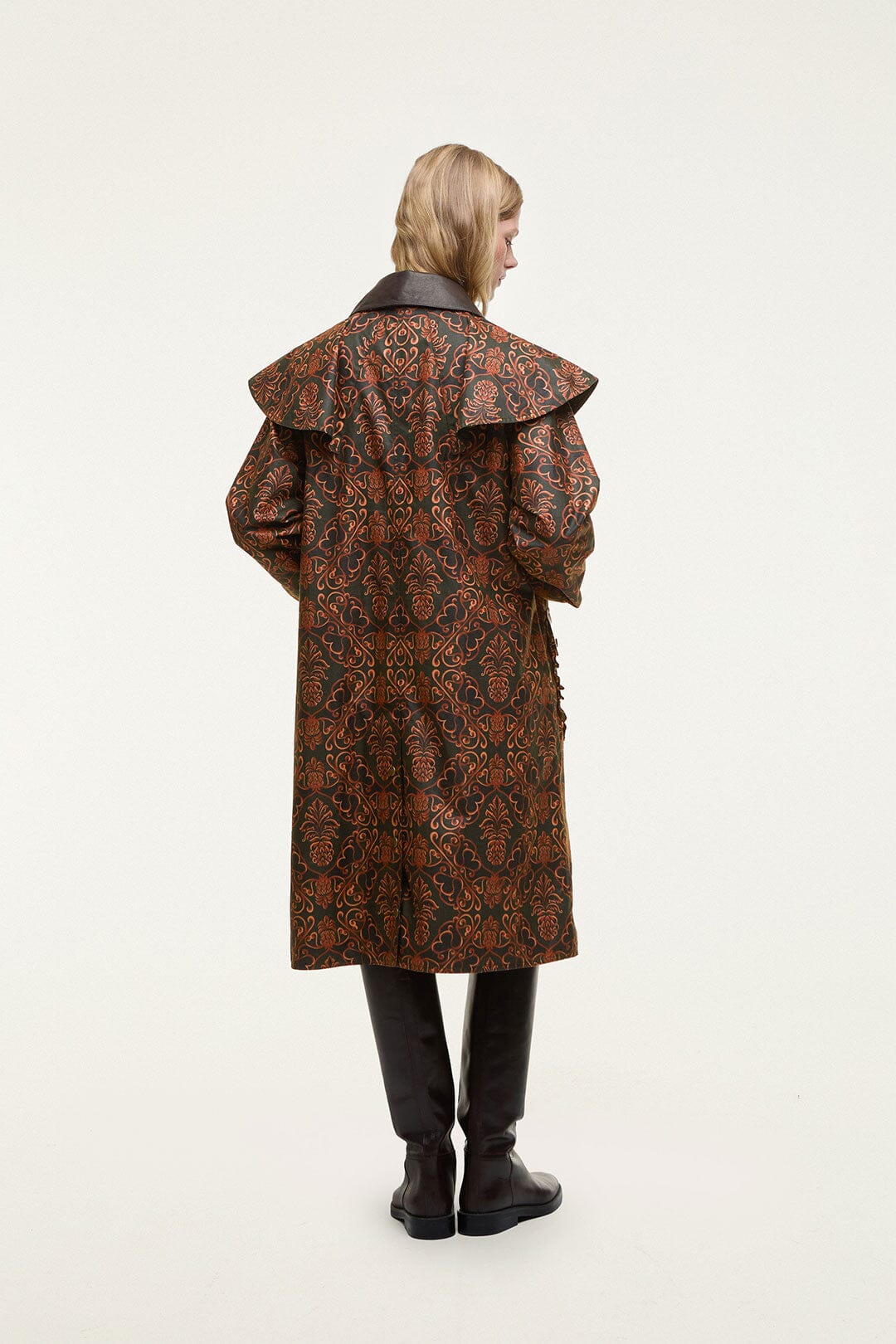 Luana Waxed Jacket - FARM Rio ROYAL PINEAPLE GREEN