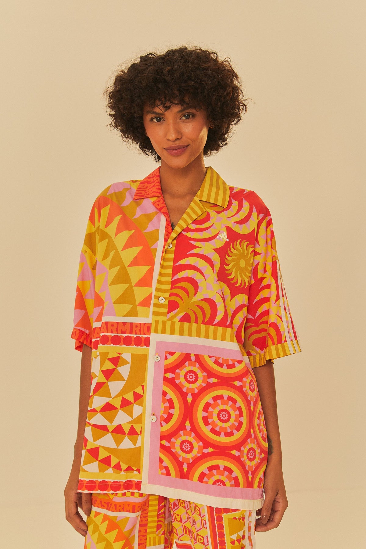 Adidas Farm Solar Kaleidoscope Pink Top - FARM Rio PINK