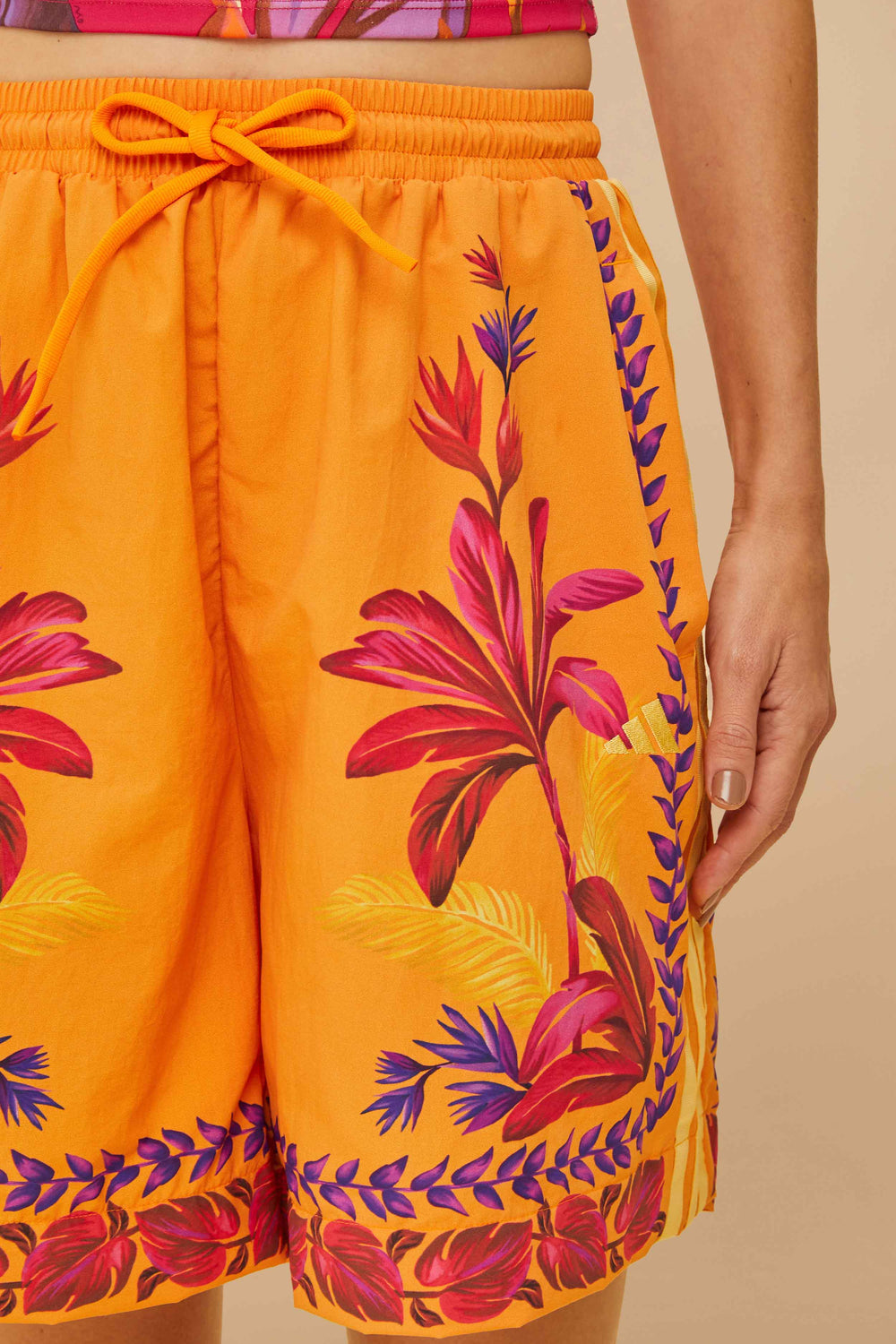 Adidas Tropical Breeze Bright Orange Short - FARM Rio ORANGE