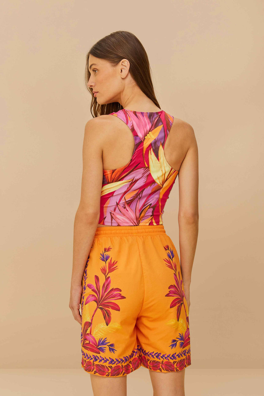 Adidas Tropical Breeze Bright Orange Short - FARM Rio ORANGE