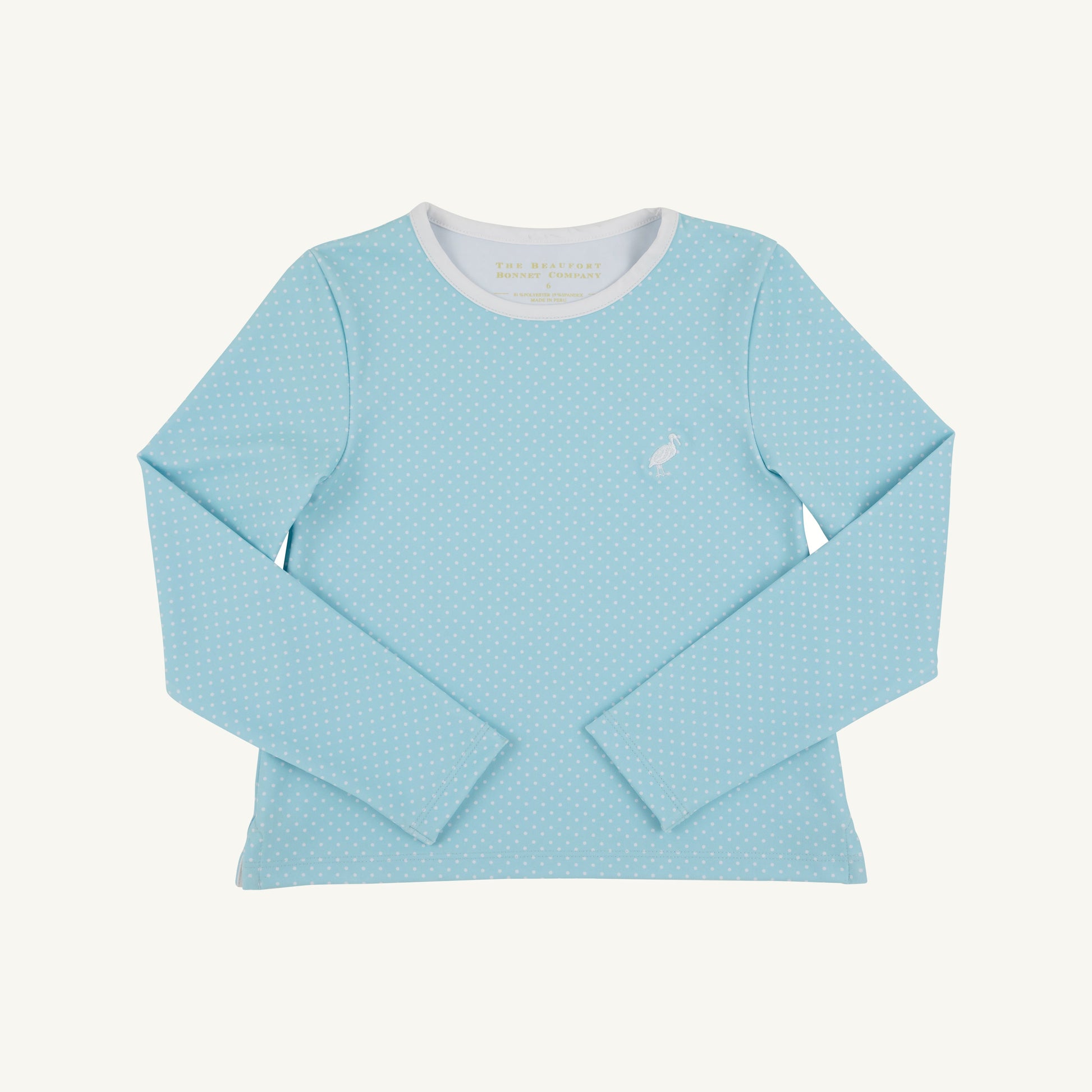 Beaufort Bonnet Prepletic™ Pammy Performance Top - Belhaven Blue Micro Dot
