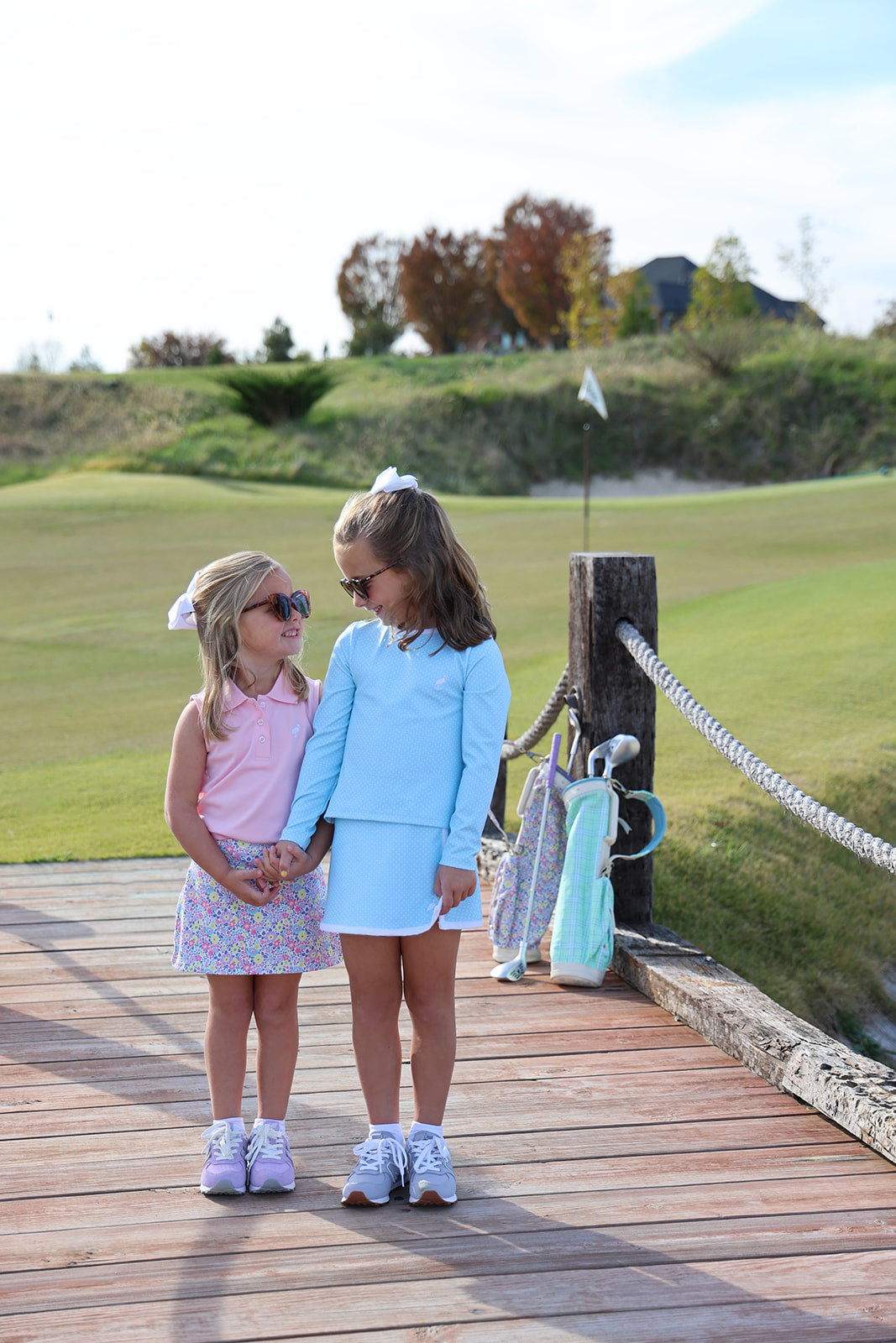 Beaufort Bonnet Prepletic™ Pammy Performance Top - Belhaven Blue Micro Dot