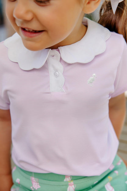 Beaufort Bonnet Prepletic™ Preppy Polo - Valley High Violet Stripe
