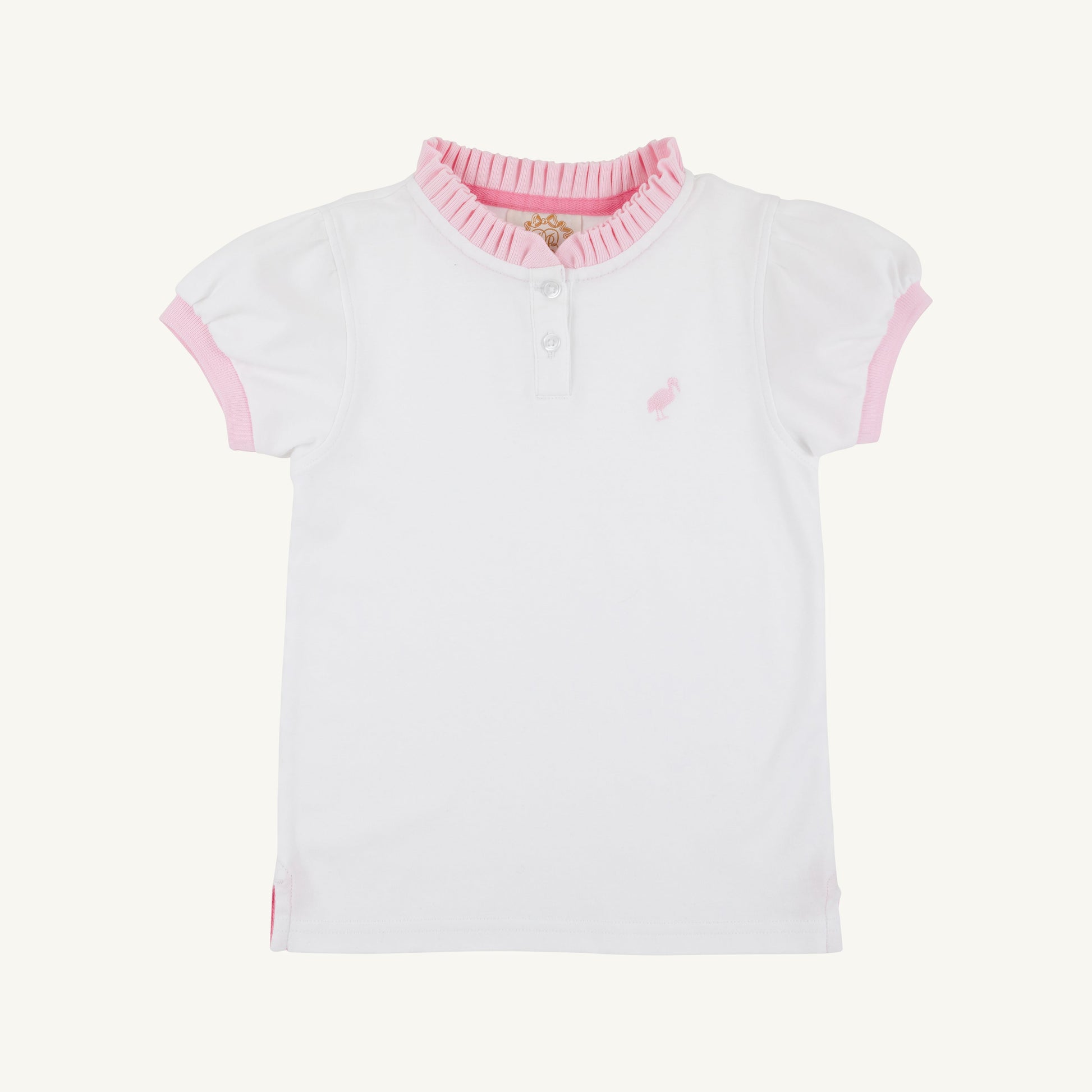 Beaufort Bonnet Little Miss Prim & Proper Polo & Onesie - Worth Avenue White