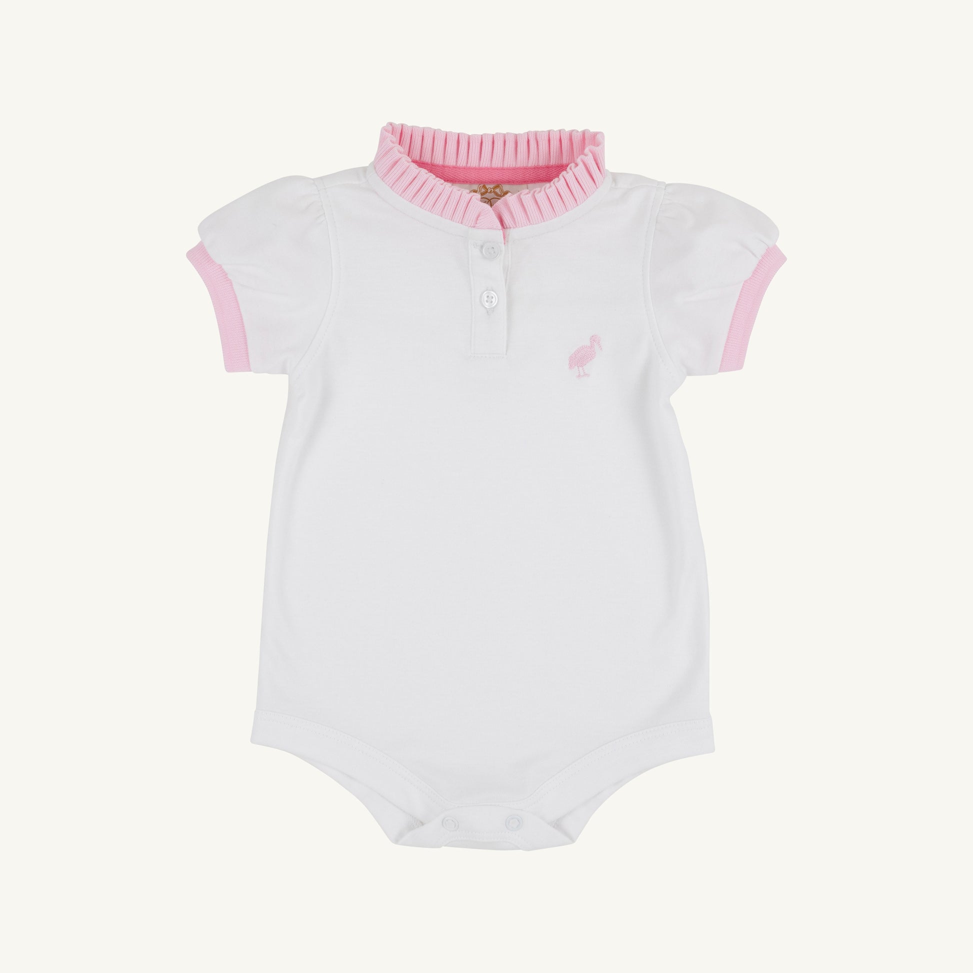 Beaufort Bonnet Little Miss Prim & Proper Polo & Onesie - Worth Avenue White