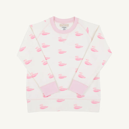 Beaufort Bonnet Cassidy Comfy Crewneck - Merrimack Quack Quacks (Palm Beach