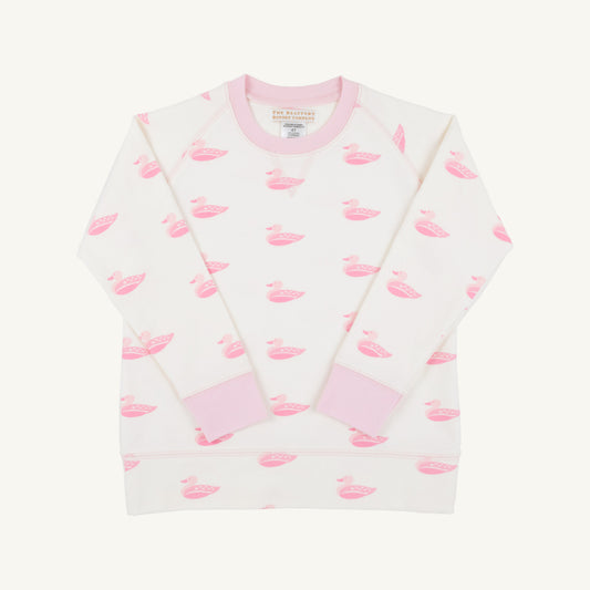 Beaufort Bonnet Cassidy Comfy Crewneck - Merrimack Quack Quacks (Palm Beach