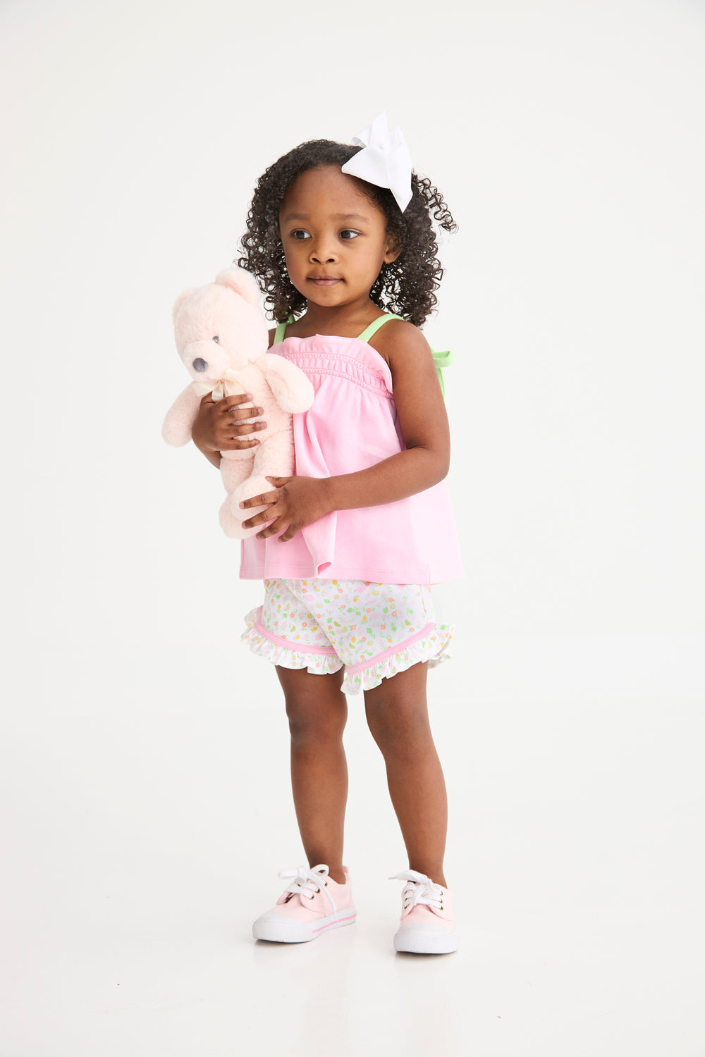 Beaufort Bonnet Lainey's Little Top - Pier Party Pink & Lexington Lime