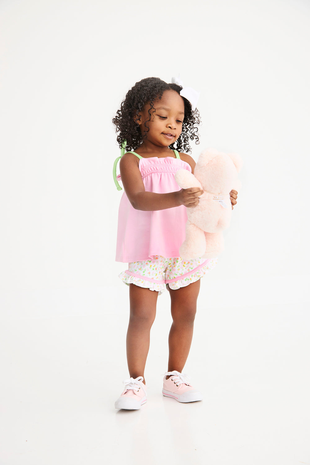 Beaufort Bonnet Lainey's Little Top - Pier Party Pink & Lexington Lime