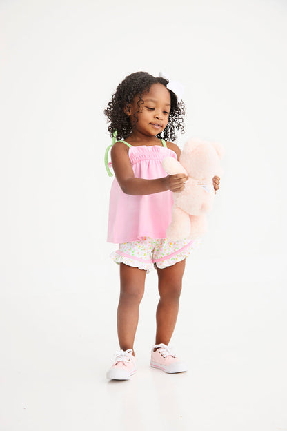 Beaufort Bonnet Lainey's Little Top - Pier Party Pink & Lexington Lime