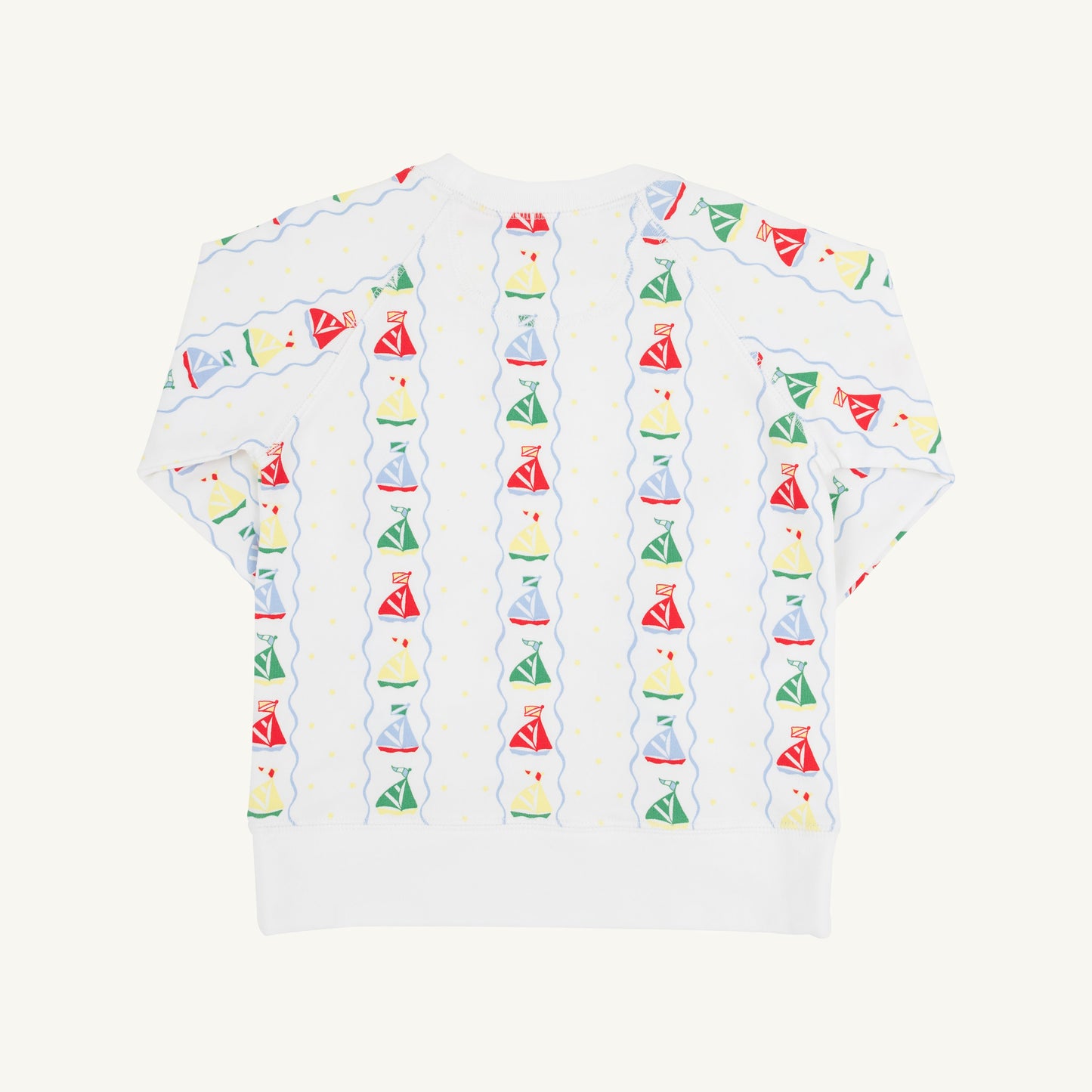 Beaufort Bonnet Cassidy Comfy Crewneck - Set Sail & Worth Avenue White