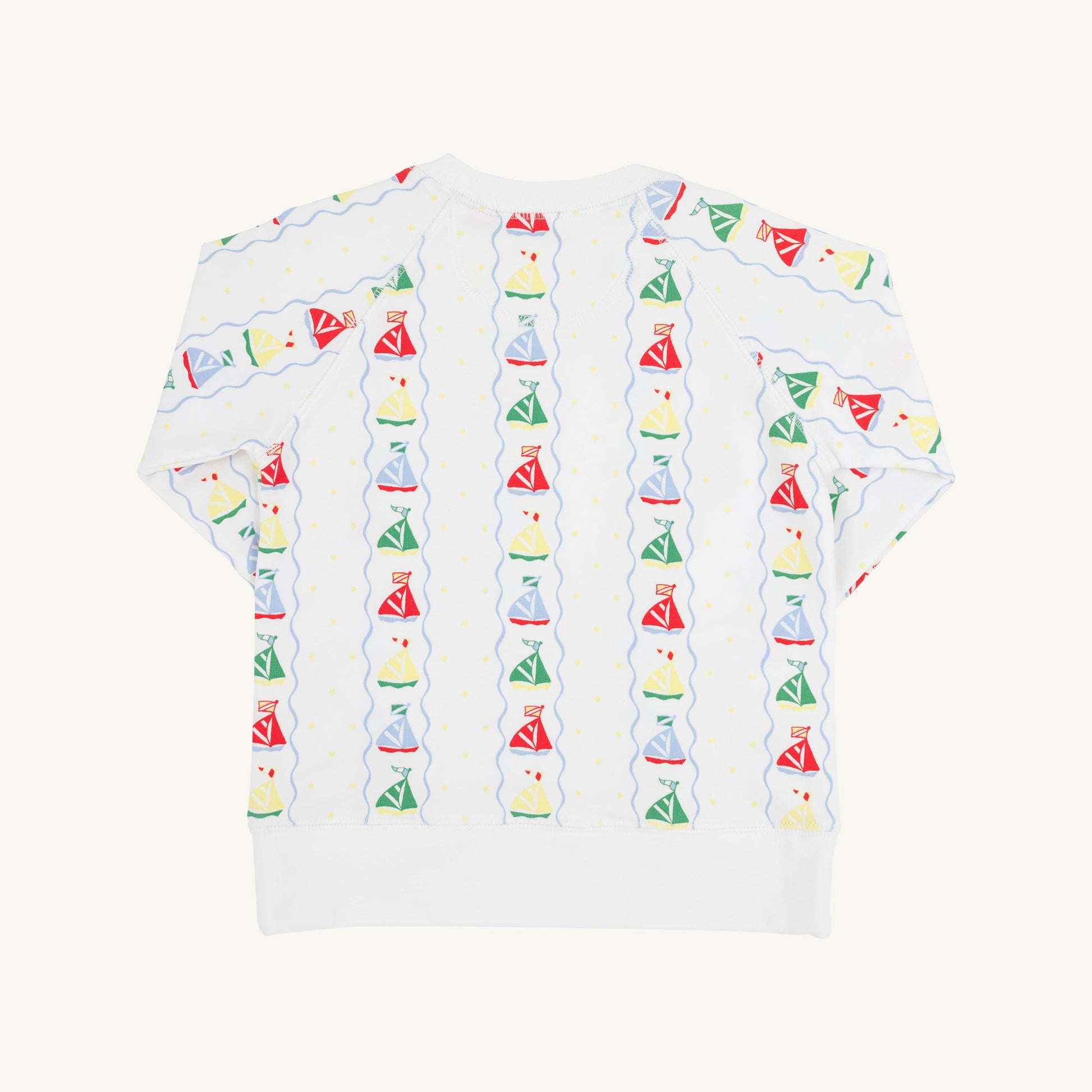 Beaufort Bonnet Cassidy Comfy Crewneck - Set Sail & Worth Avenue White