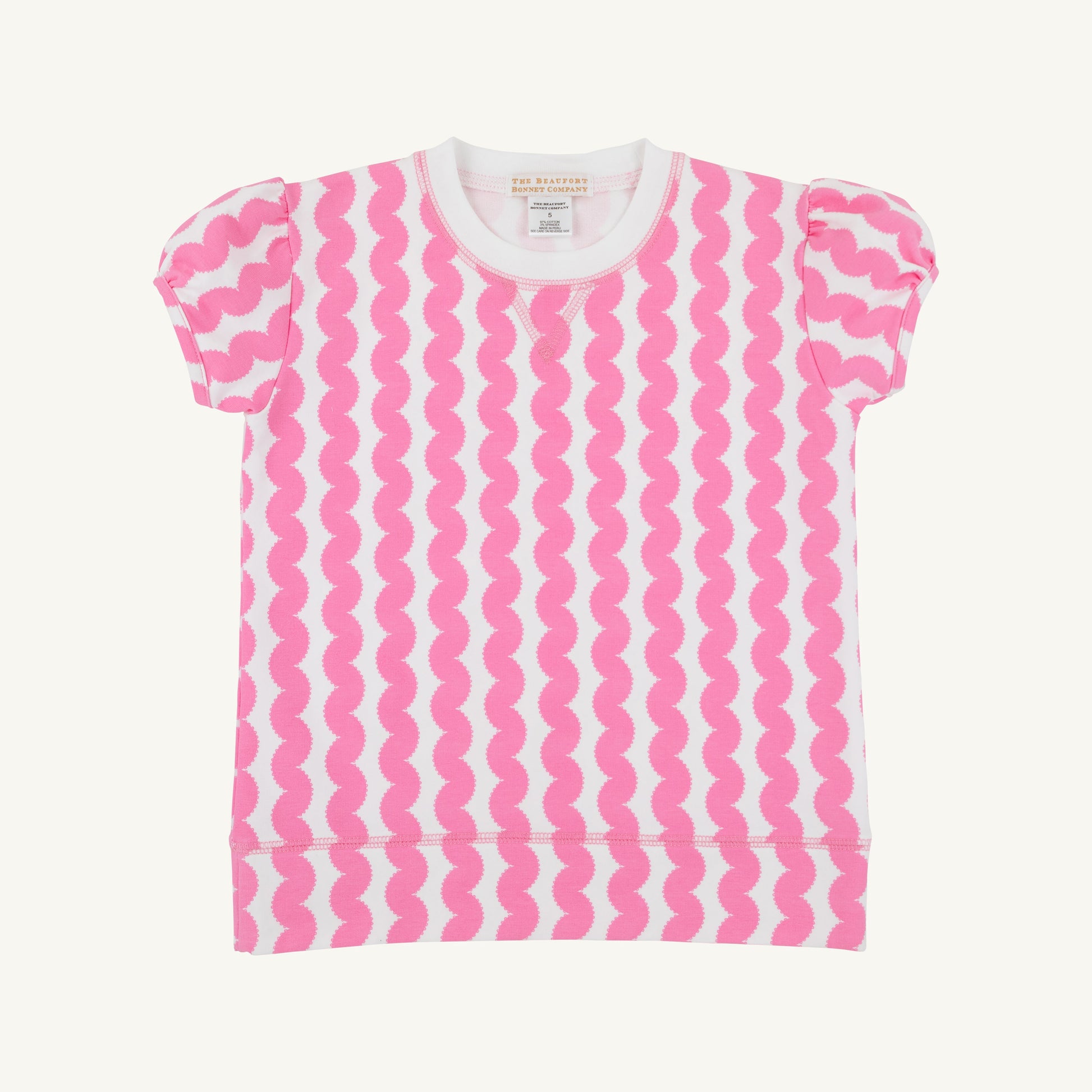 Beaufort Bonnet Short Puff Sleeve Cassidy Comfy Crewneck - Tribeca Trims