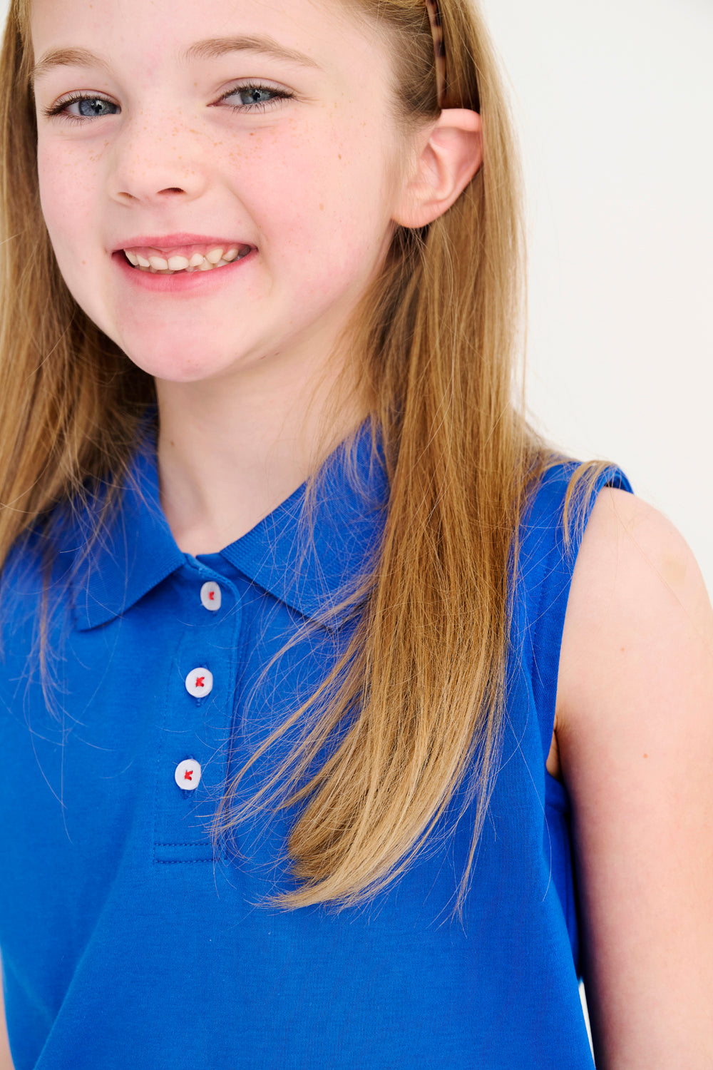 Beaufort Bonnet Sleeveless Anna Price Polo - Rockefeller Royal Blue