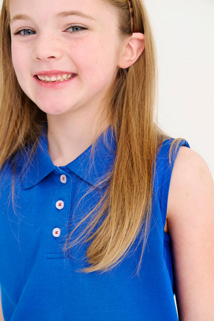 Beaufort Bonnet Sleeveless Anna Price Polo - Rockefeller Royal Blue