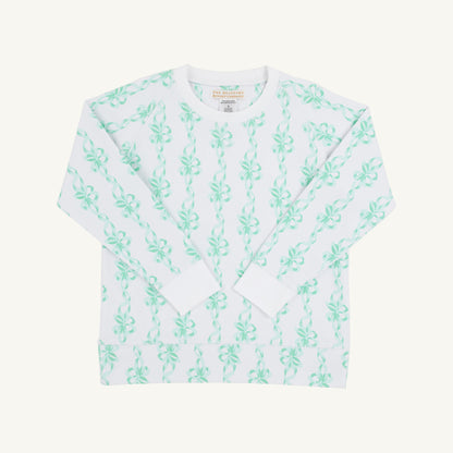 Beaufort Bonnet Cassidy Comfy Crewneck - Befitting Bows & Worth Avenue White