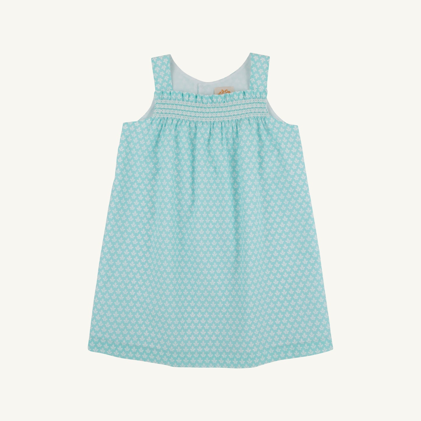 Beaufort Bonnet Spencer Smocked Dress - Dunmore Doo-Dad & Worth Avenue White