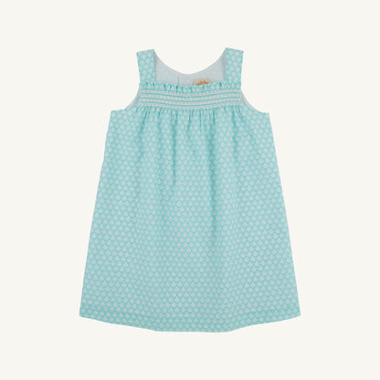 Beaufort Bonnet Spencer Smocked Dress - Dunmore Doo-Dad & Worth Avenue White