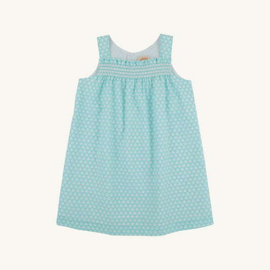 Beaufort Bonnet Spencer Smocked Dress - Dunmore Doo-Dad & Worth Avenue White