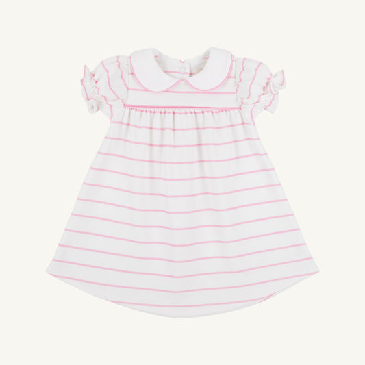Beaufort Bonnet Holly Day Dress - Pier Party Pink Stripe & Pier Party Pink