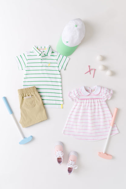 Beaufort Bonnet Holly Day Dress - Pier Party Pink Stripe & Pier Party Pink