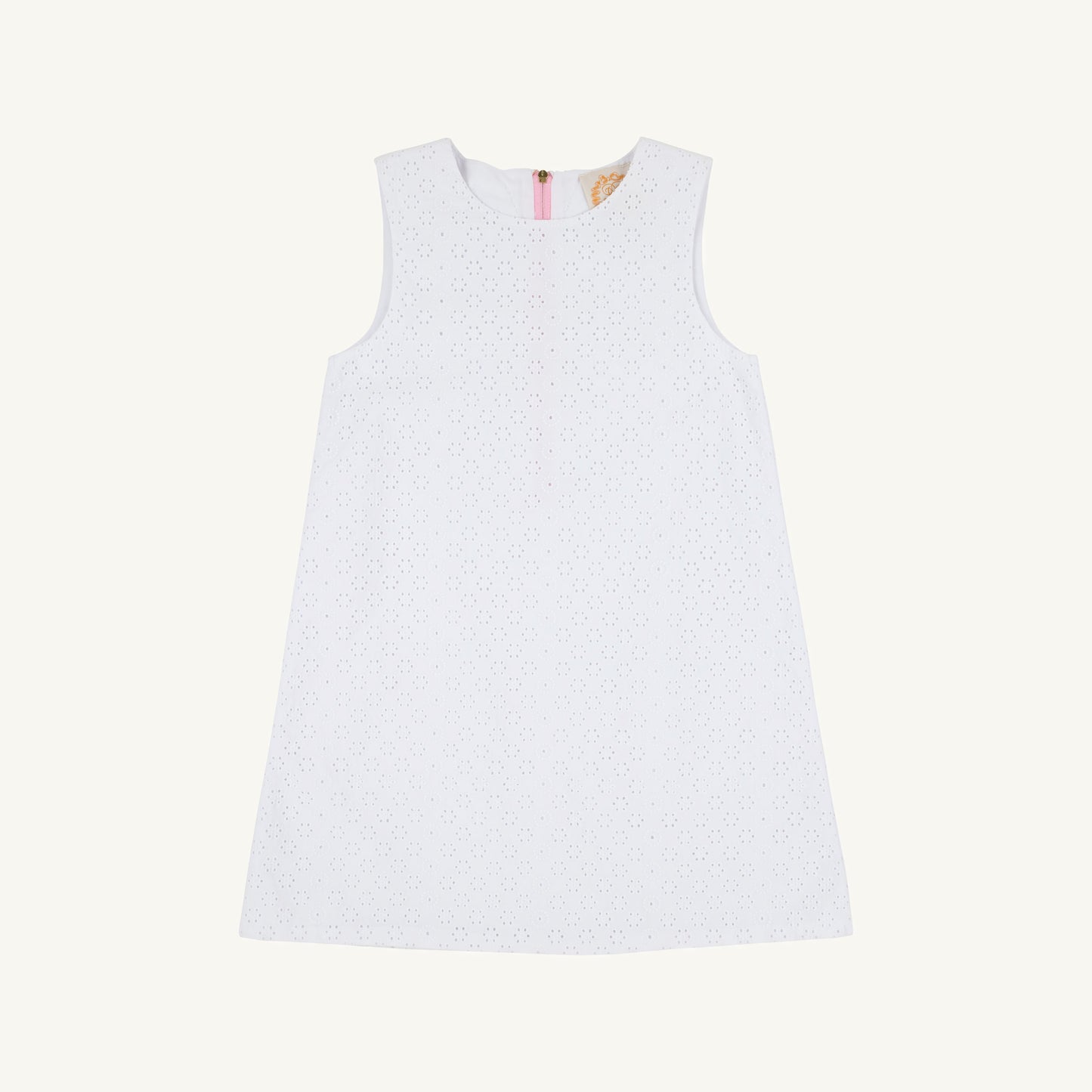 Beaufort Bonnet Sleeveless Betts Bow Dress - Worth Avenue White Eyelet
