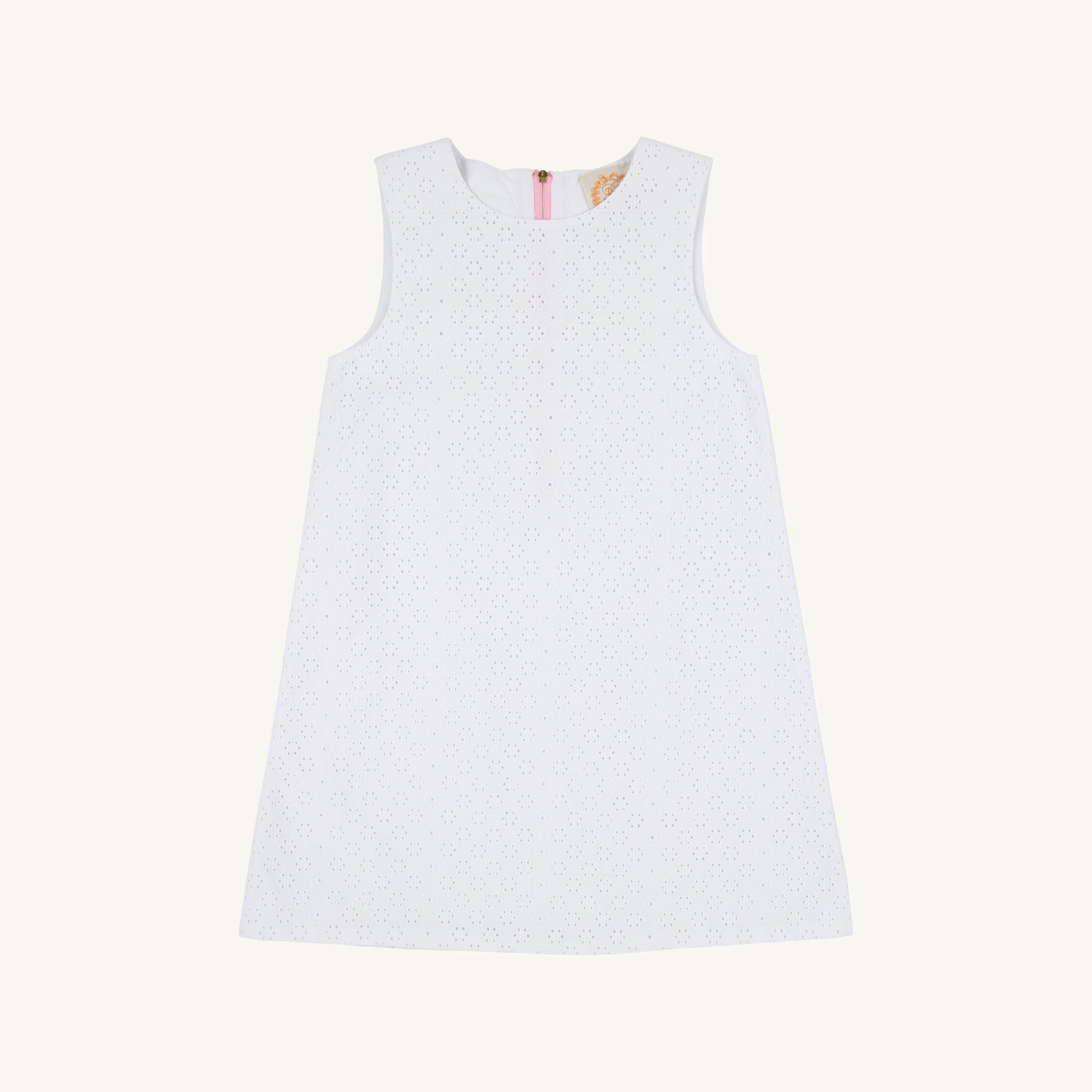 Beaufort Bonnet Sleeveless Betts Bow Dress - Worth Avenue White Eyelet