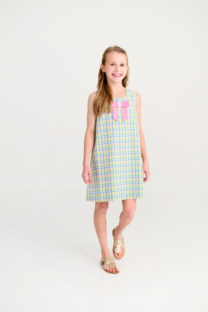 Beaufort Bonnet Jilly Jumper - Primland Plaid & Hamptons Hot Pink