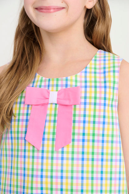 Beaufort Bonnet Jilly Jumper - Primland Plaid & Hamptons Hot Pink