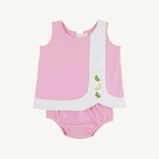 Beaufort Bonnet Tilly Snap Set (Bloomers) - Pier Party Pink & Citrus Style