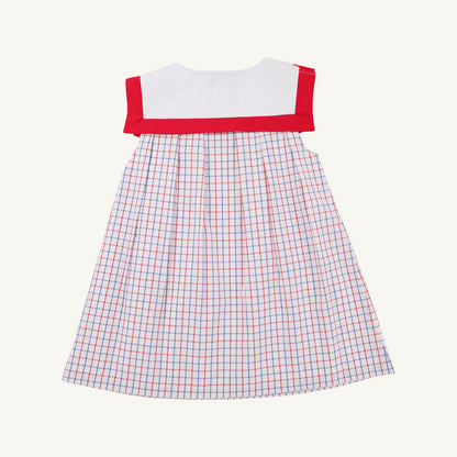 Beaufort Bonnet Sarah Sailboat Dress - Lake Powell Plaid