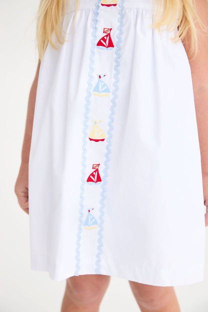 Beaufort Bonnet Sleeveless Tabitha's Teacher's Pet Dress - Worth Avenue Whit