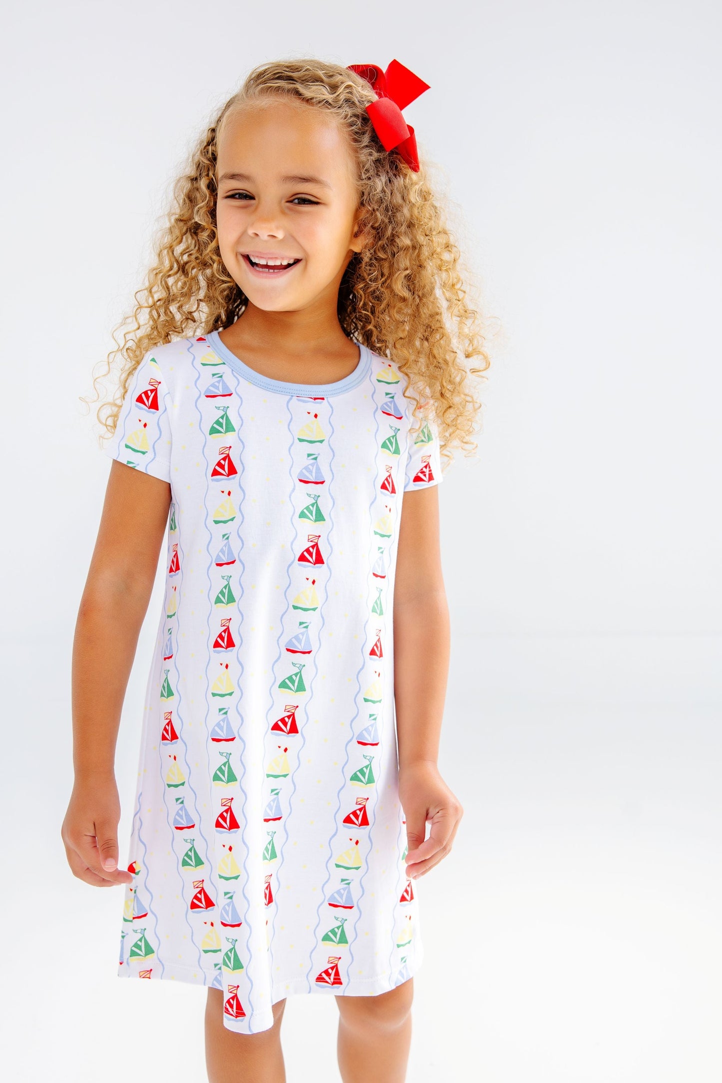 Beaufort Bonnet Polly Play Dress - Set Sail & Beale Street Blue