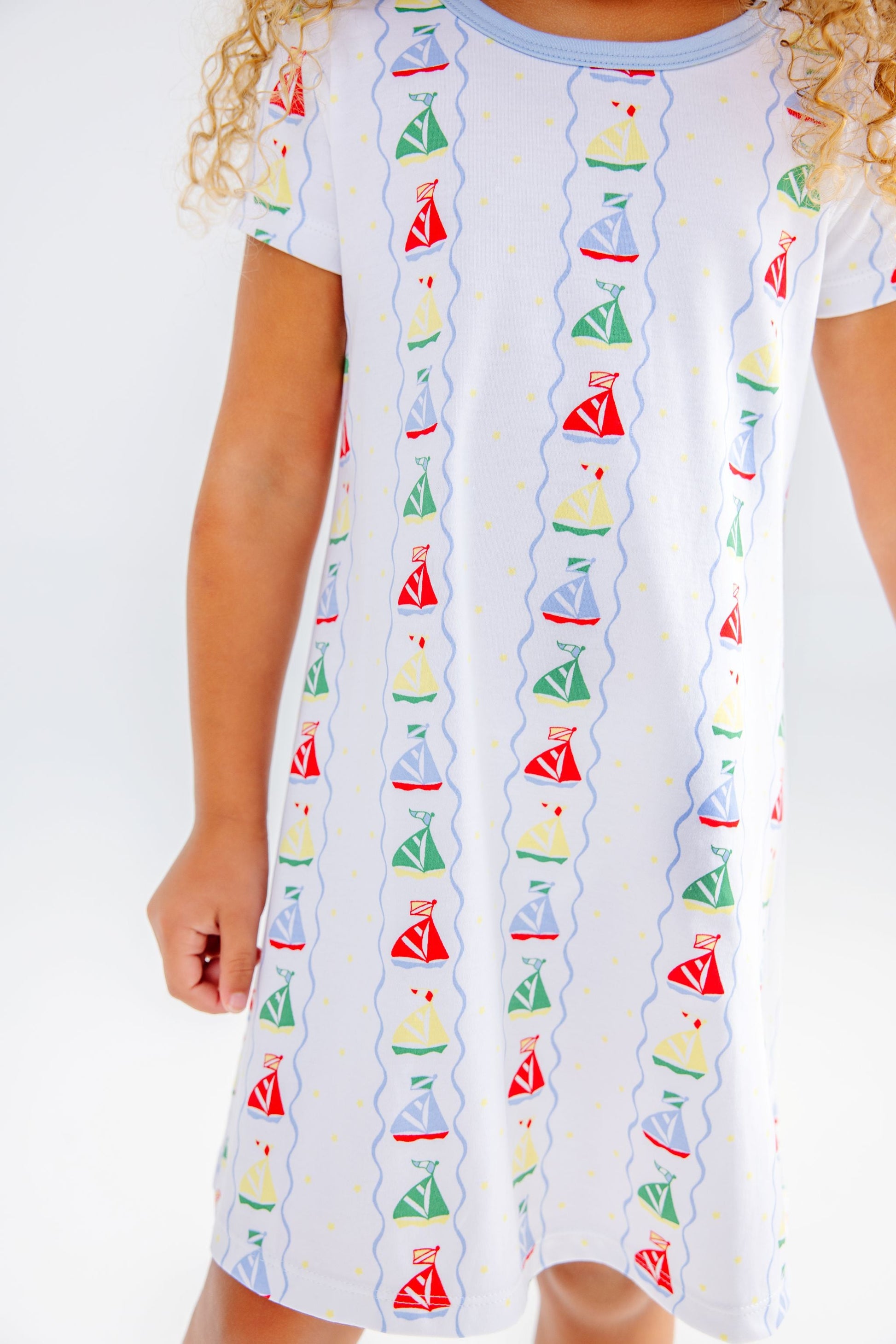 Beaufort Bonnet Polly Play Dress - Set Sail & Beale Street Blue