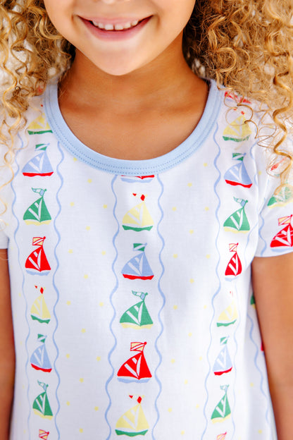 Beaufort Bonnet Polly Play Dress - Set Sail & Beale Street Blue