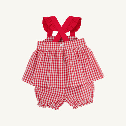 Beaufort Bonnet Nancy's Novelty Set - Richmond Red Gingham & Watermelon