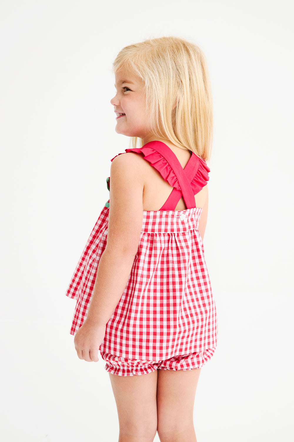 Beaufort Bonnet Nancy's Novelty Set - Richmond Red Gingham & Watermelon