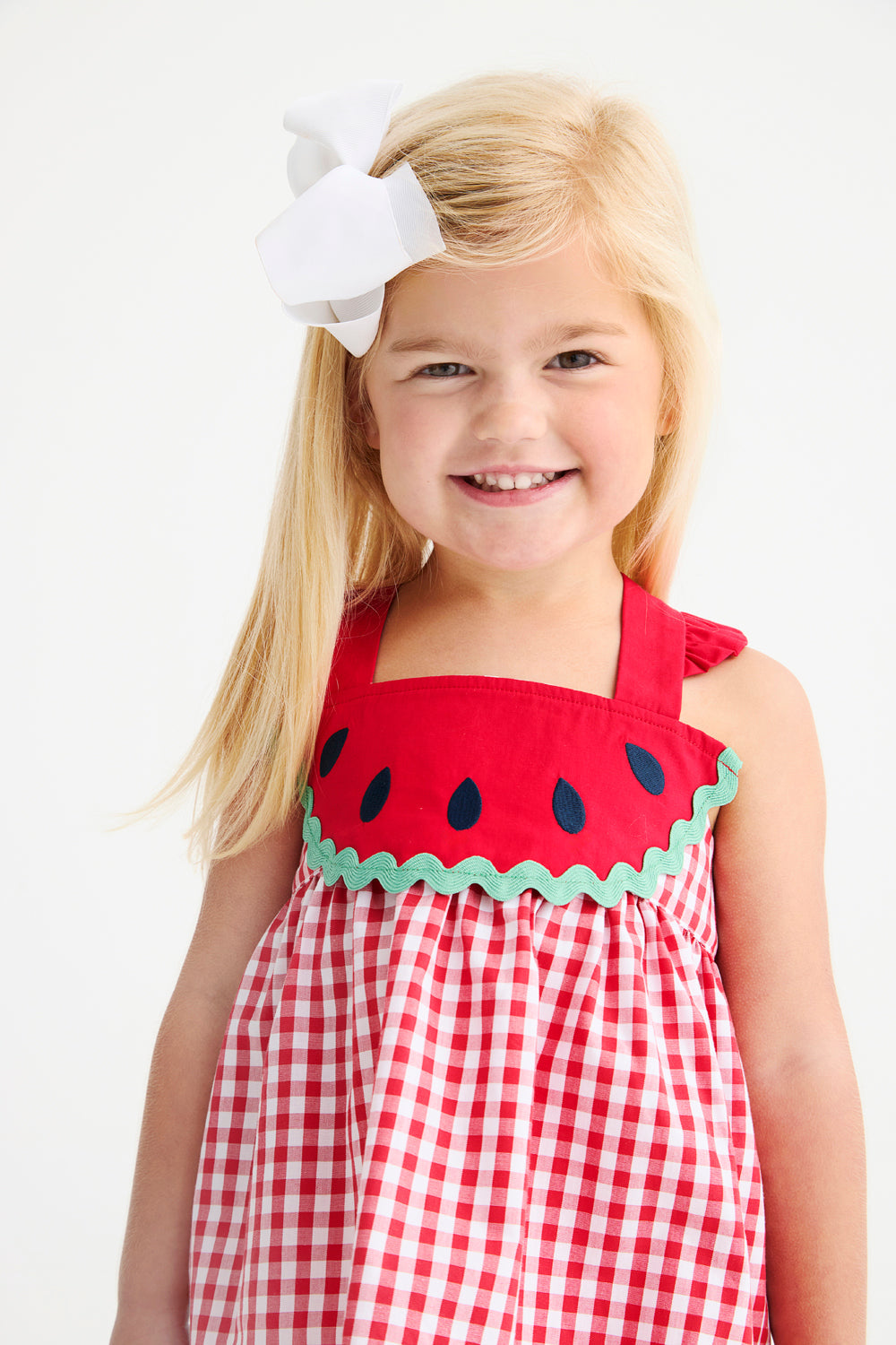 Beaufort Bonnet Nancy's Novelty Set - Richmond Red Gingham & Watermelon
