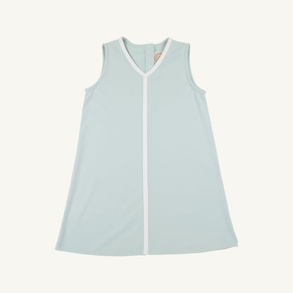 Beaufort Bonnet Daisy Dress - Old Greenwich Green & Worth Avenue White
