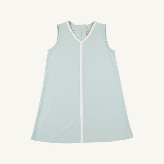 Beaufort Bonnet Daisy Dress - Old Greenwich Green & Worth Avenue White