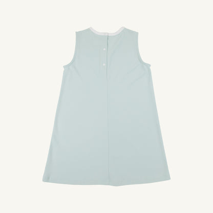 Beaufort Bonnet Daisy Dress - Old Greenwich Green & Worth Avenue White