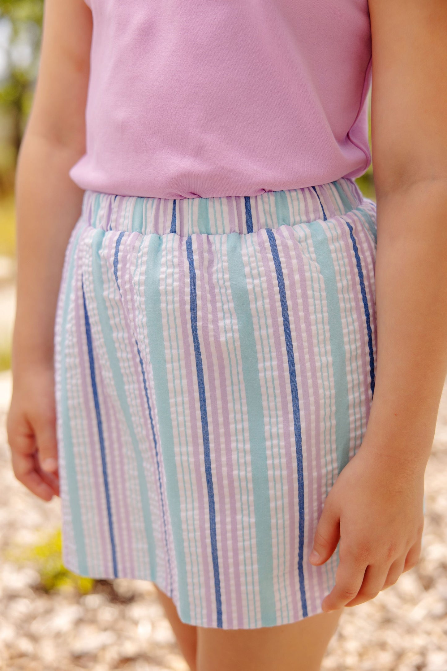 Beaufort Bonnet Susanne Skirt - Sycamore Seersucker Stripe